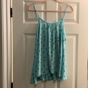 ‼️⬇️PRICE CUT⬇️‼️Turquoise cross top